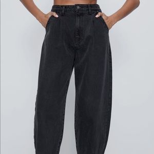 ZARA Slouchy Grey Jeans